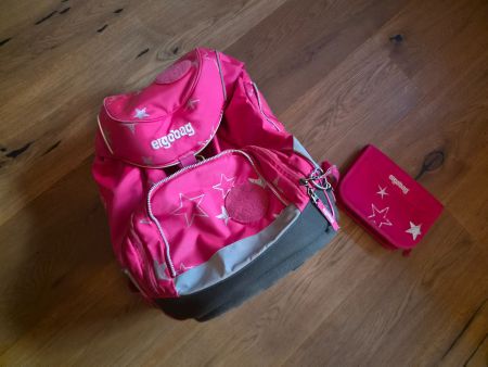 Ergobag Rucksack pink mit Sterne