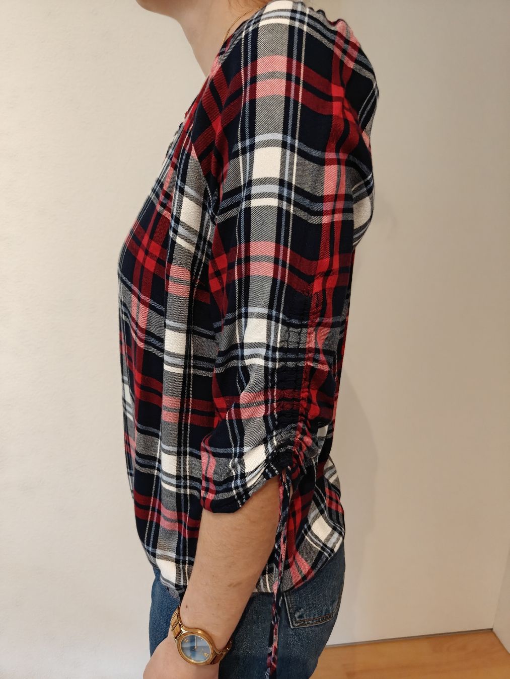 Tops: Damen Bluse rot kariert Gr. 38 – Gebraucht aus Olten von Edelw1ss 1
