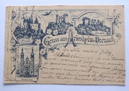 AK Gruss aus Arlesheim 1898