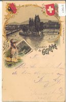 Souvenir de Geneve - Litho