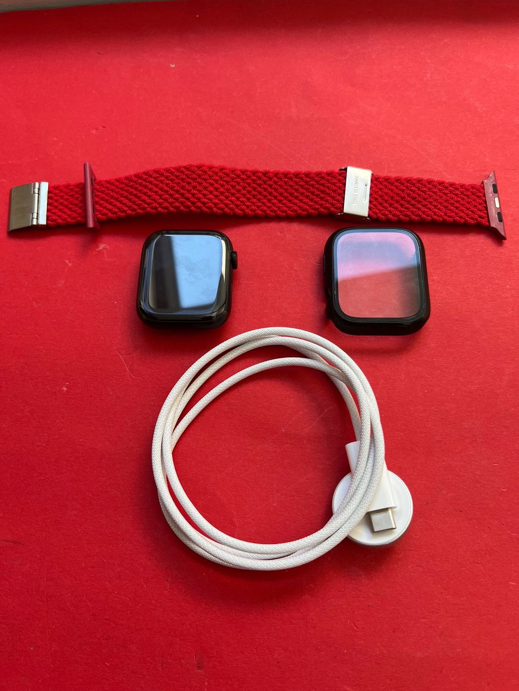 Apple Smartwatch: Apple Watch Series 7, 45mm Titanium cellular – Gebraucht aus Cresciano von TicinoGrigioni 1
