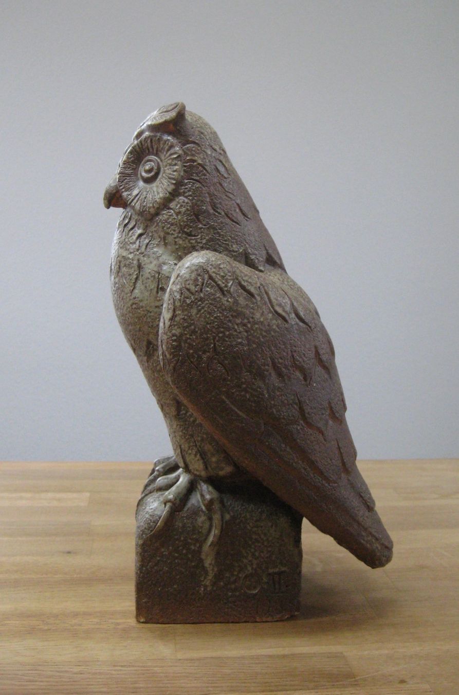 Statuette: Grosse Eule, signiert 1985 / Hans Borer Bildhauer – Usato da Langendorf venduto da Happy11 4