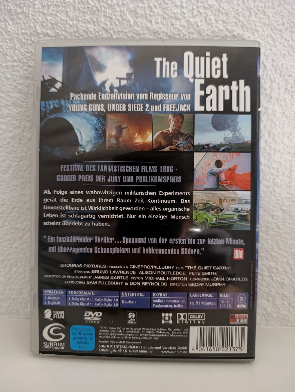 Tutti i DVDs: The Quiet Earth - Das letzte Experiment DVD – Usato da Wil SG venduto da Donaldus 1