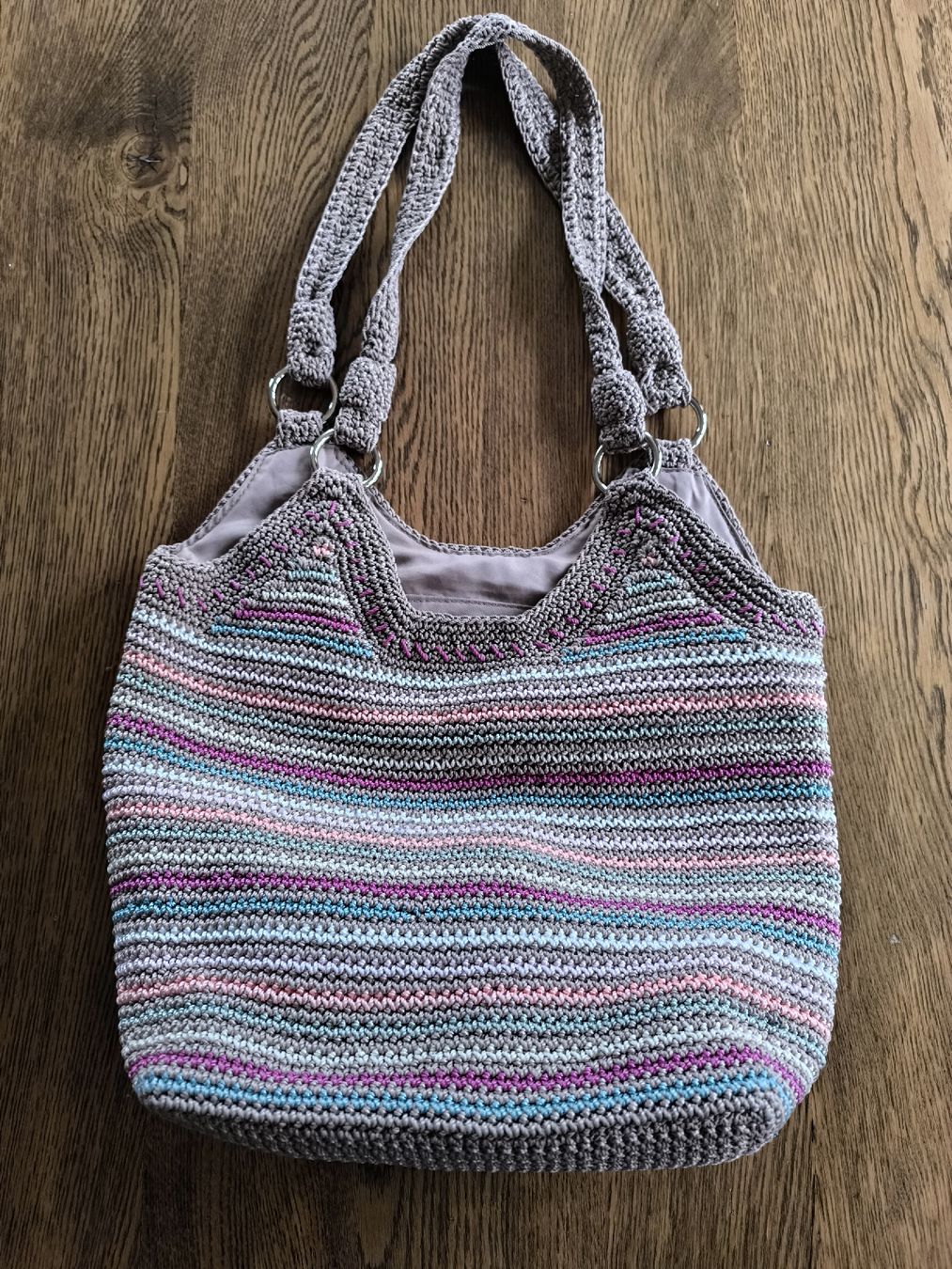 Borse da donna: THE SAK Markentasche,beige gestreift,crochet – Usato da Schaffhausen venduto da gab_v5qf 1