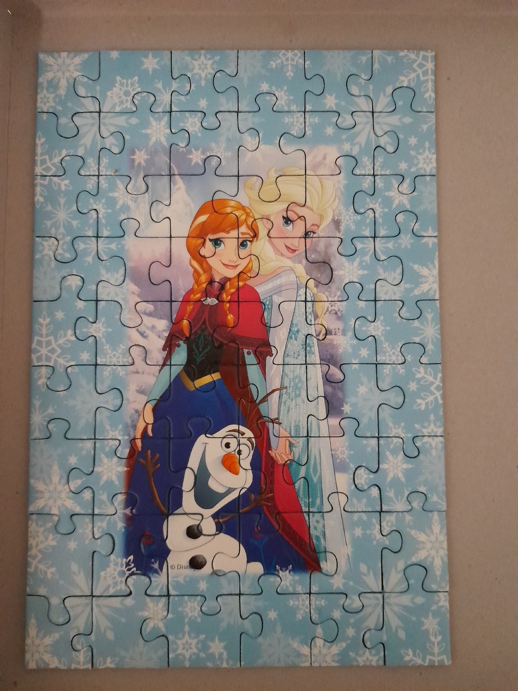 Ravensburger Puzzle: Ravensburger Puzzle "Die Eiskönigin" 54 Teile, Winterspass – Usato da Hüttlingen venduto da GittaV