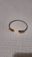 bracelet câble et bout rond doré