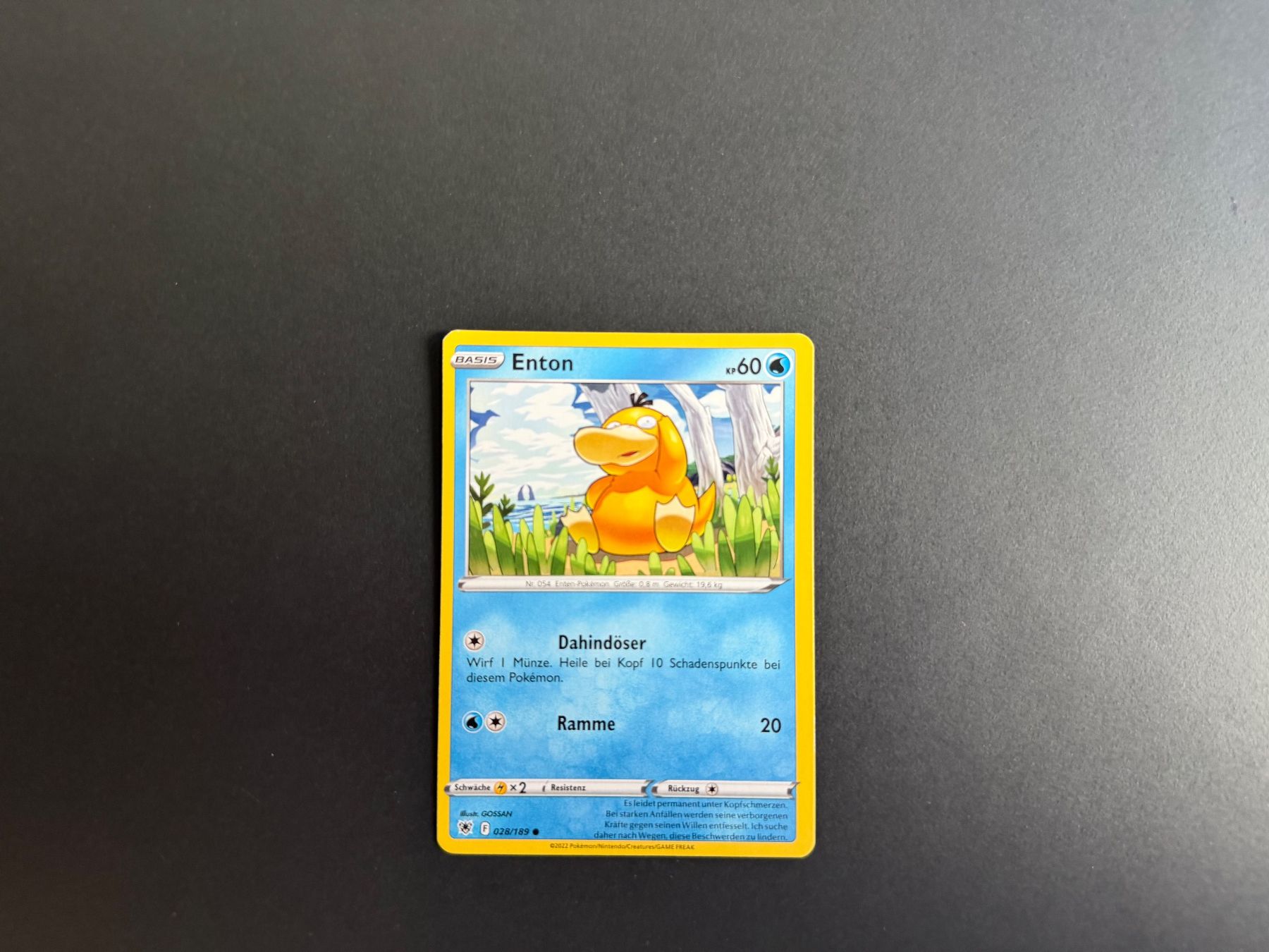 Pokémon Cartes à collectionner: Enton 028/189 – D'occasion à Zürich par mountainwizard00