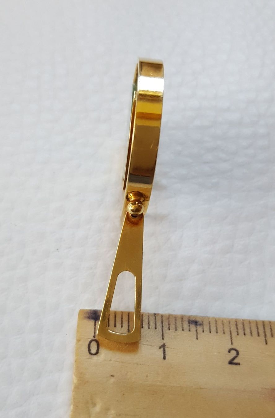 Ciondoli: Anhänger Massiv 750 gold mit Jade – Usato da Wald ZH venduto da Dasilver 7