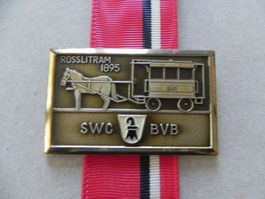 Medaille Bahn Rössli Tram Stadt Basel SWC /BVB von Jahr 1974