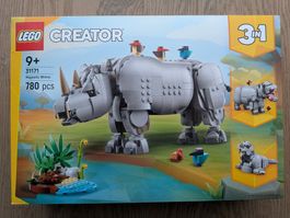 Lego Creator 31171 Prächtiges Nashorn mit Vögeln [neu&OVP]