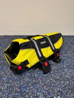 Sicherheits Schwimmweste für Hunde S1 M gelb 53-74cm / 12-22