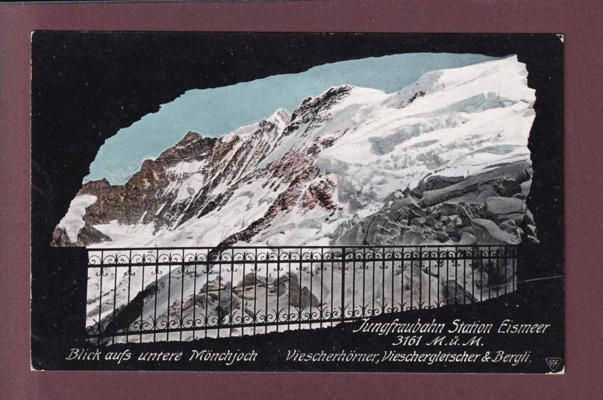 Ansichtskarten: JUNGFRAUBAHN - Station Eismeer – Gebraucht aus Pully von nicecards