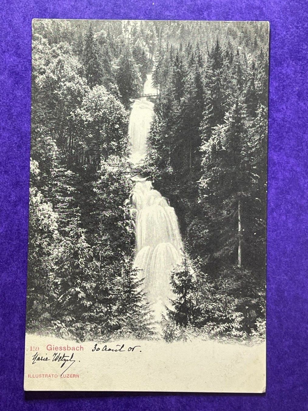 Cartoline postali: Giessbach – Usato da Steg VS venduto da danwer74
