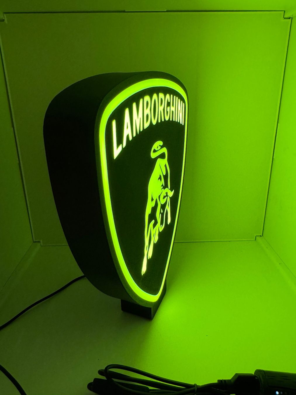 Lampade: Lightbox lampe led LOGO LAMBORGHINI – Nuovo (secondo la descrizione) da Vicques venduto da PAMB3D 5