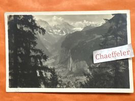 1933 das Lauterbrunnental (von Wengen aus )￼