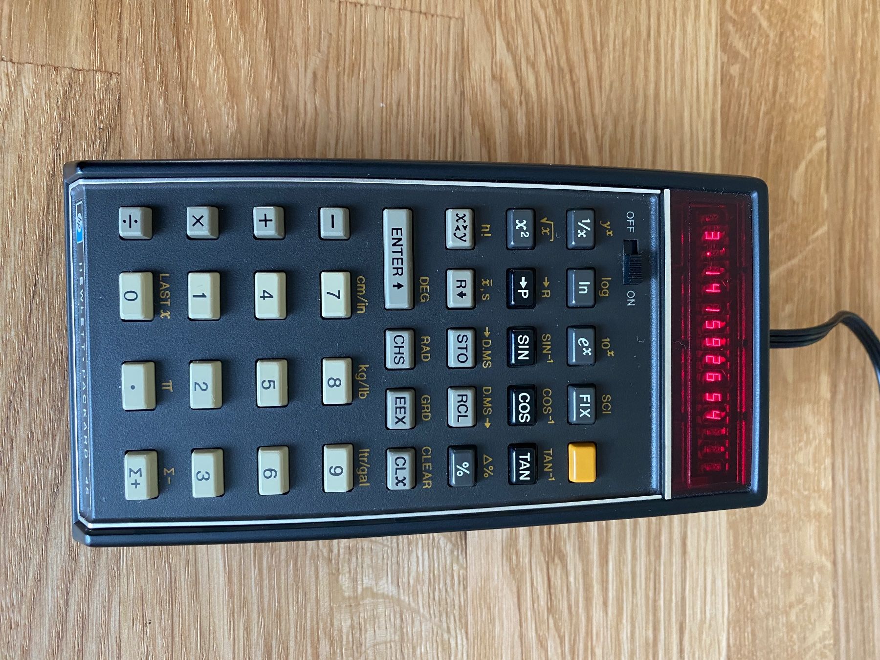 Taschenrechner: HEWLETT PACKARD WISSENSCHAFTLICHER RECHNER 1974 – Gebraucht aus Stäfa von ROLMUDUB 5