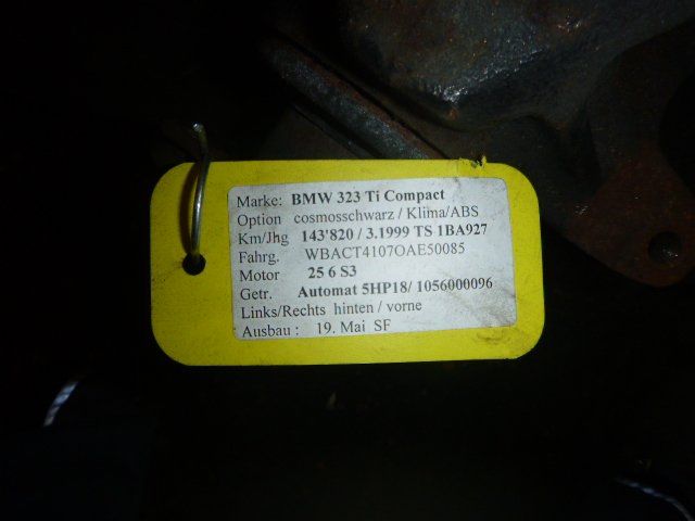 Alle Autoersatzteile: Hinterachsdiff. BMW 323 E36 Comp/ Z3 Typ188 1428277 i= 3.23 – Gebraucht aus Güttingen von TopMotor 2