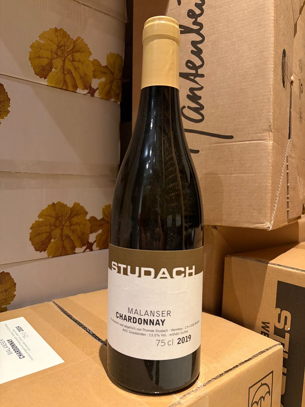 Studach Wein: Thomas Studach Chardonnay 2019 – Neu und originalverpackt aus Liestal von Rockthat