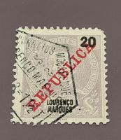 Portugal Lourenco Marques 1911 alte briefmarke