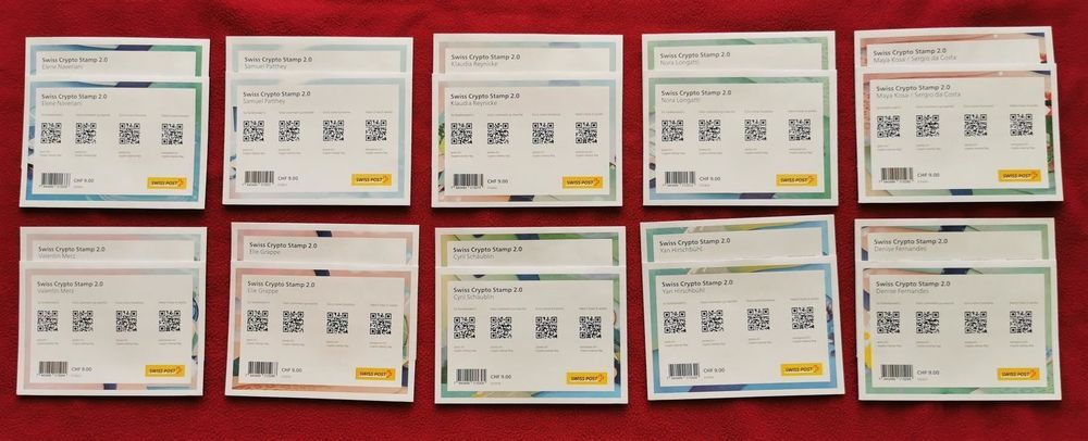 Tutti i francobolli: Swiss Crypto Stamps 2.0 ID:2 – Nuovo e nell'imballaggio originale da Baar venduto da CryptoShop 2