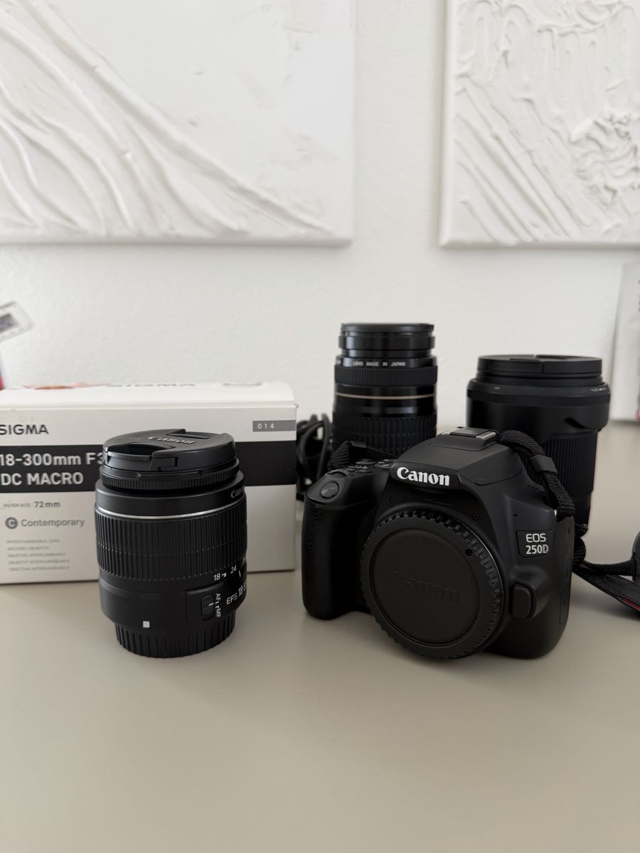 Canon Kamera: Canon EOS 250D mit Objektiven – Gebraucht aus Hasle LU von a-gaemperle