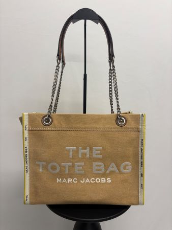 Marc Jacobs The Tote Bag Beige Canvas  Medium