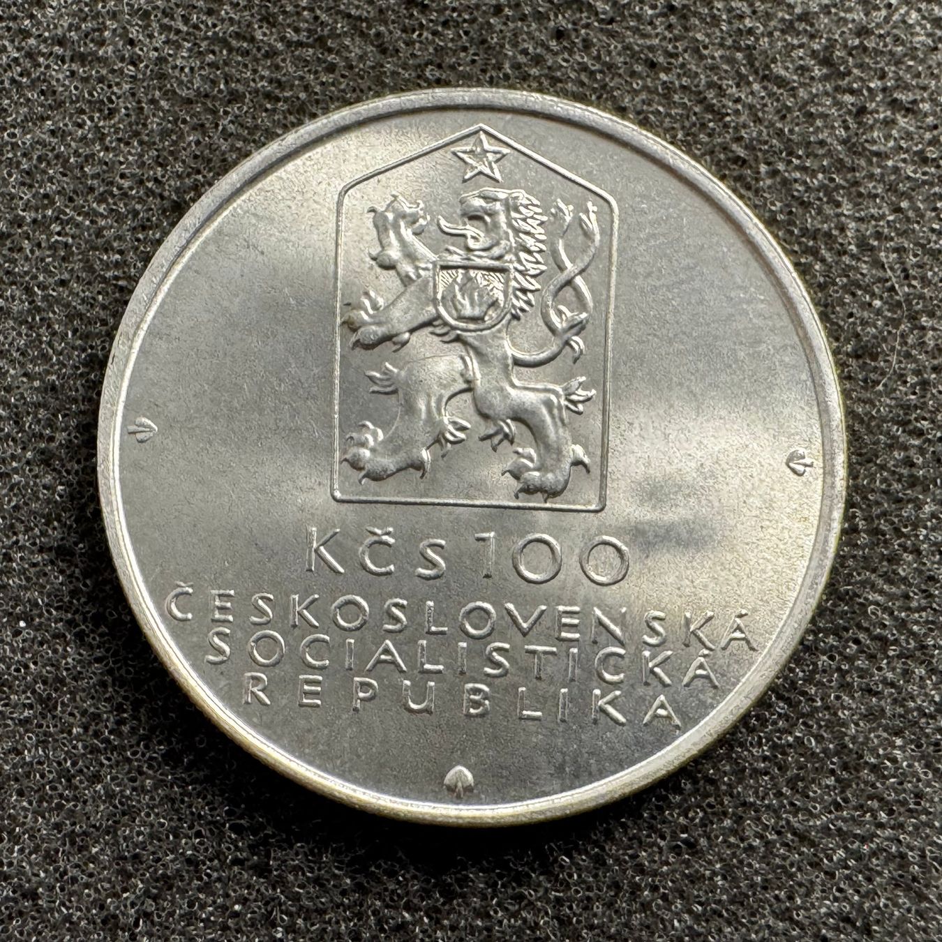 Alle Münzen: 100 Kronen Silber Tschechoslowakei 1982 – Gebraucht aus Reitnau von tb-muenzen