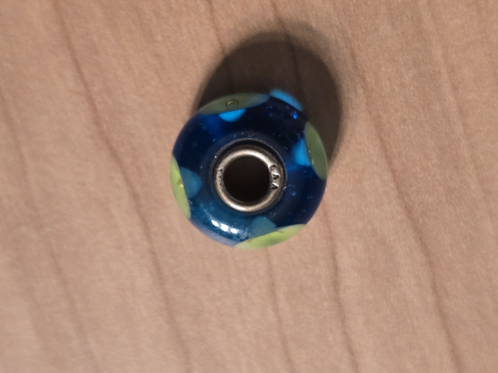 Ciondoli: AUTHENTIC TROLLBEADS  "CARIBBEAN" BEAD SILVER CORE  – Usato da Flamatt venduto da Tyrael01 3