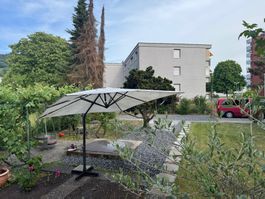 Sonnenschirm 3 Meter inkl. Platte lieferung gratis