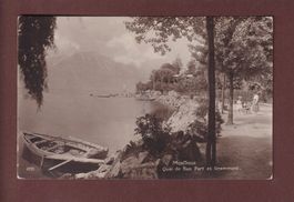 MONTREUX - Quai et Grammont - 1921