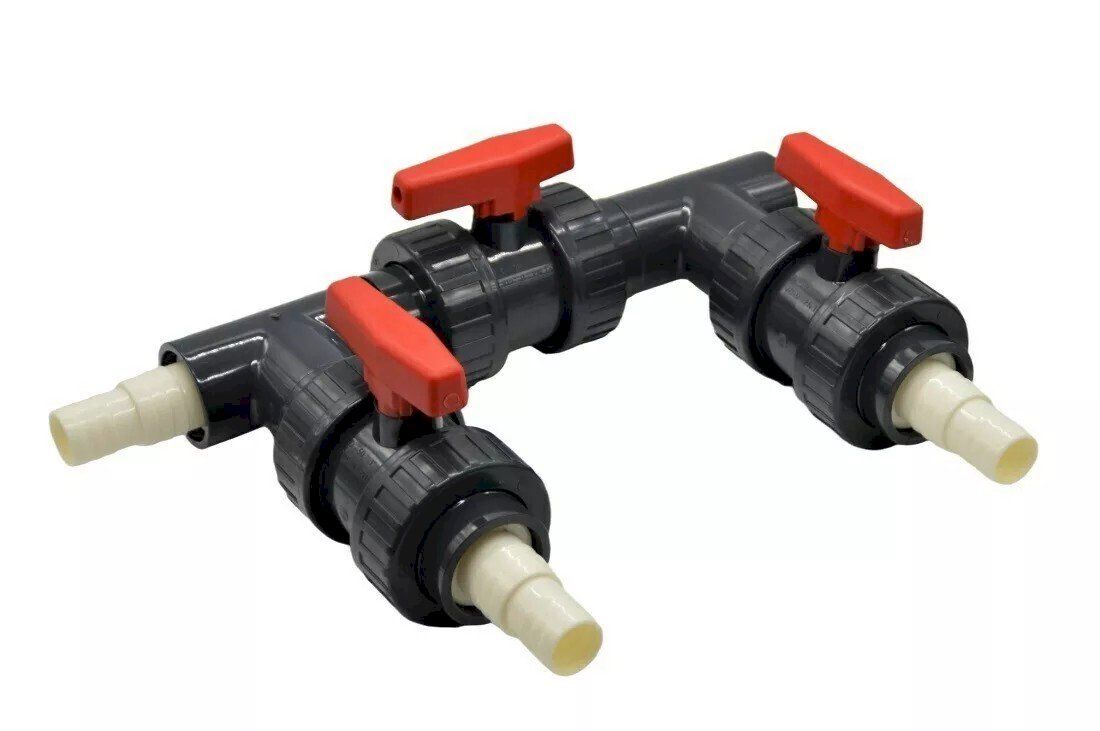 Schwimmbad: Aqua Basic Bypass 90 Komplettset 32/38mm – Neu und originalverpackt aus Bottighofen von zaap