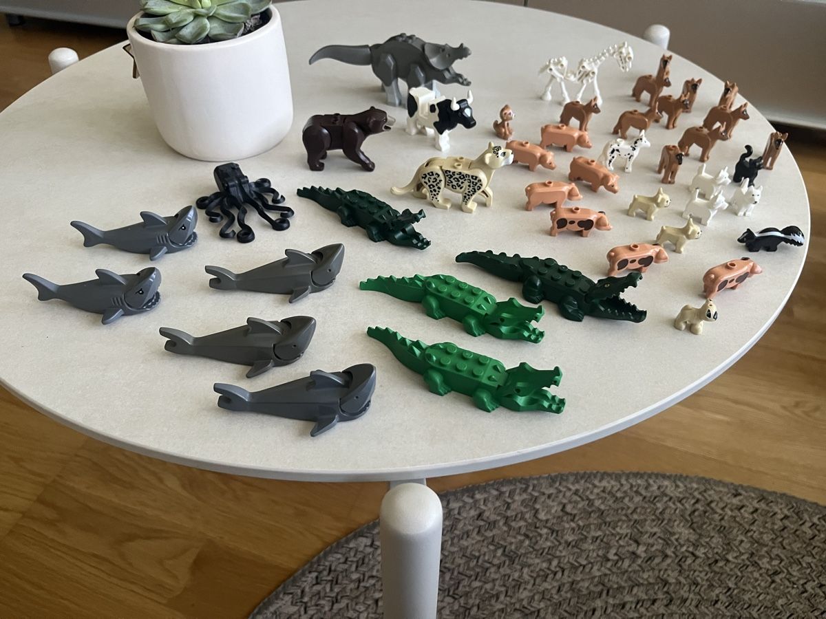 Lego Statuette: 43x LEGO Tiere / Konvolut! – Usato da Köniz venduto da Tottigoal10
