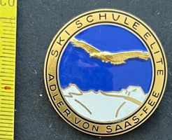 Ski Schule Elite, Adler von Saas-Fee/ Abzeichen Vintage
