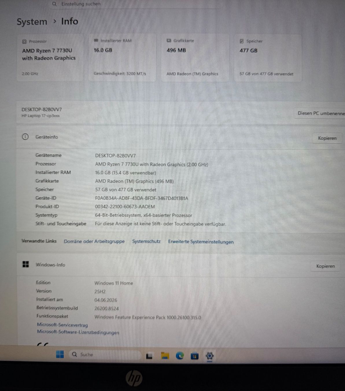 Hewlett Packard Notebook: HP Laptop 17-cp3639nz – Usato da Heimberg venduto da Barb5705 2