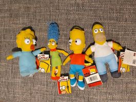 The Simpsons Plüschfiguren Komplett-Set – Homer, Marge, Bart