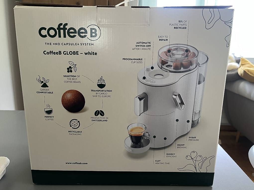 Coffee B Macchine per caffè & Macchine per espresso: Kaffeemaschine "Coffee B Globe" – Nuovo e nell'imballaggio originale da Frutigen venduto da ADI_66 1