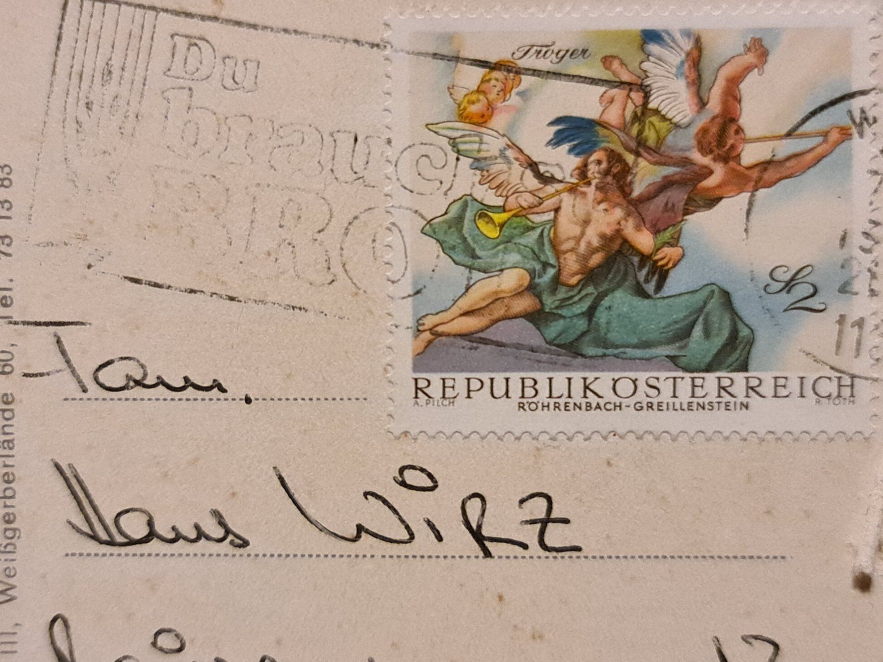 Ansichtskarten: Ansichtskarte Wien Österreich – Gebraucht aus Dintikon von Vexi 1
