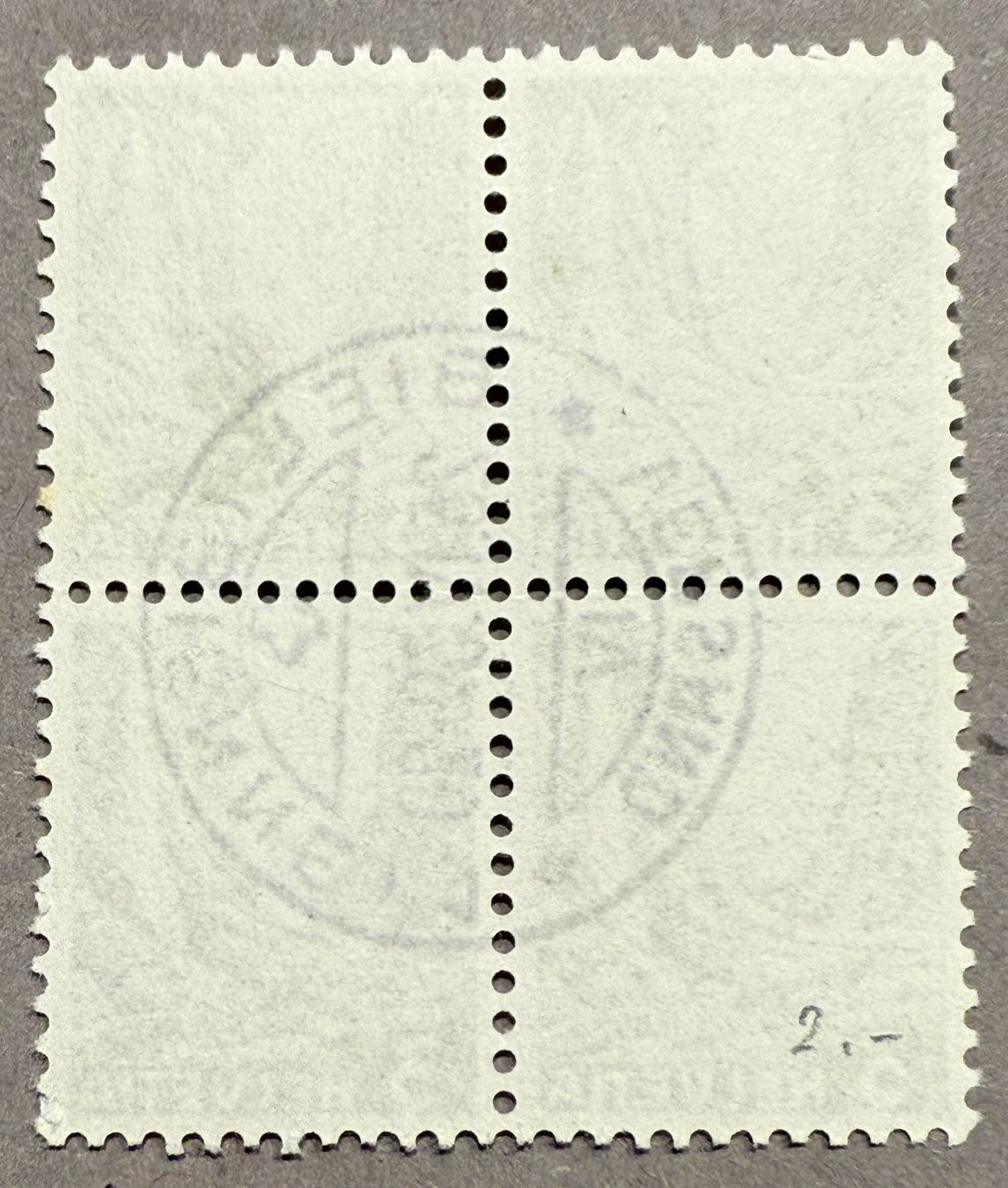Tutti i francobolli: 201y  Viererblock Stempel Biel – Usato da Steinhausen venduto da yukon26 1