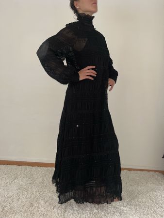 ZARA LIMITED EDITION glitzer abendkleid
