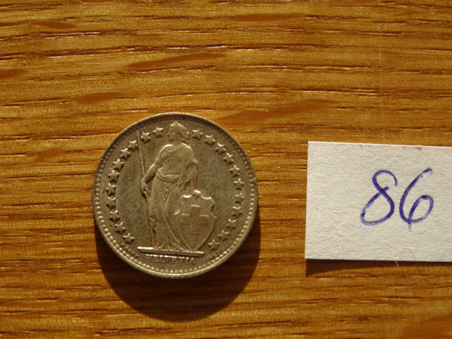 Tutti le monete: 50 Rappen 1952 sehr schön. – Usato da Einsiedeln venduto da Kbasi 1