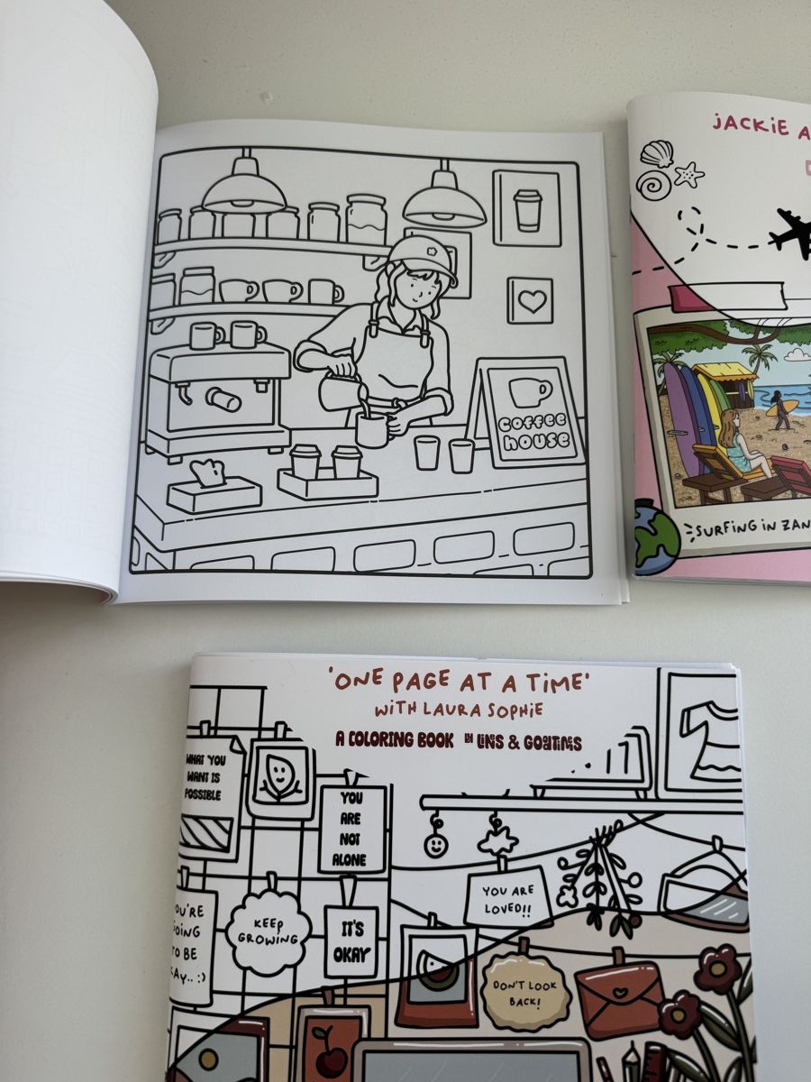 Penna & Evidenziatori: 3 Malbücher Set "Lines & Goodtimes" mit alkohol Marker PRO – Nuovo e nell'imballaggio originale da Marbach SG venduto da s.oehler 2