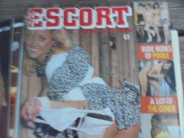 Sex Magazin Erotik ESCORT England 1988 + Poster Top Zustand