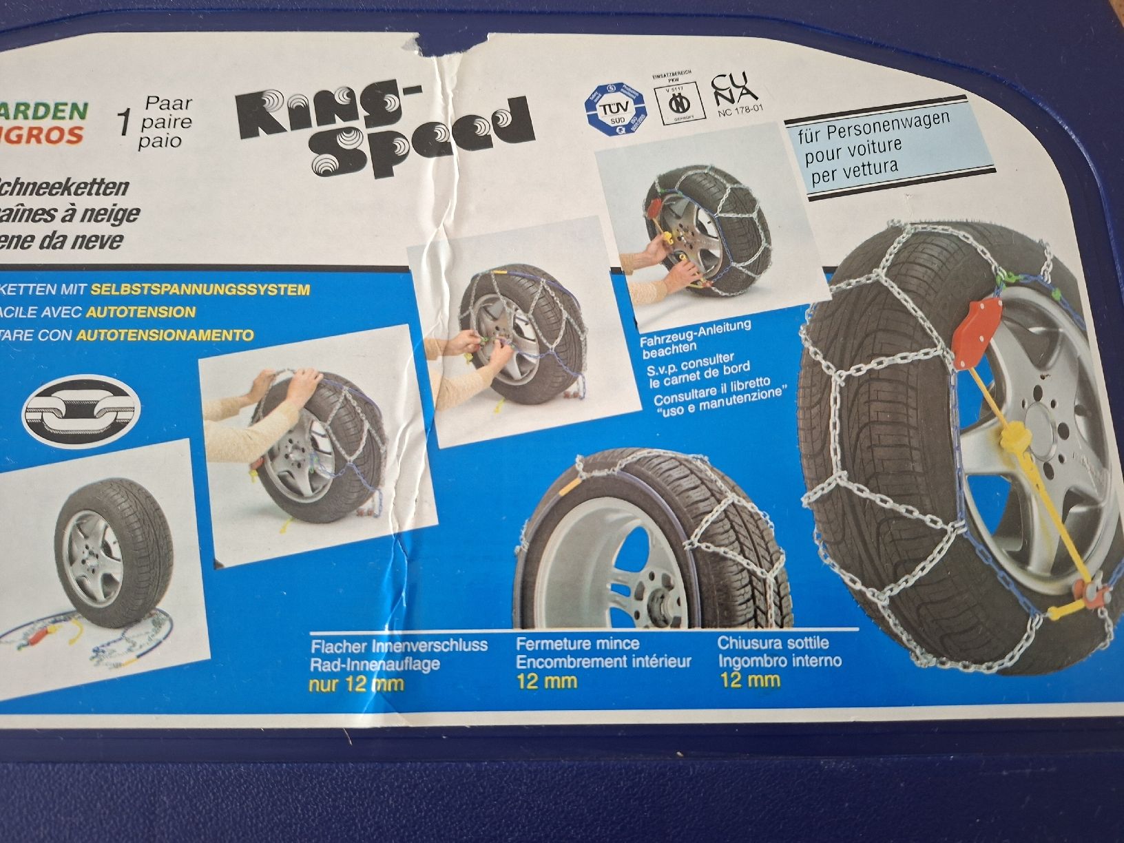 Schneeketten: Schneeketten RING-SPEED 6210.465  – Neu (gemäss Beschreibung) aus Seuzach von Strandkorb_ 2