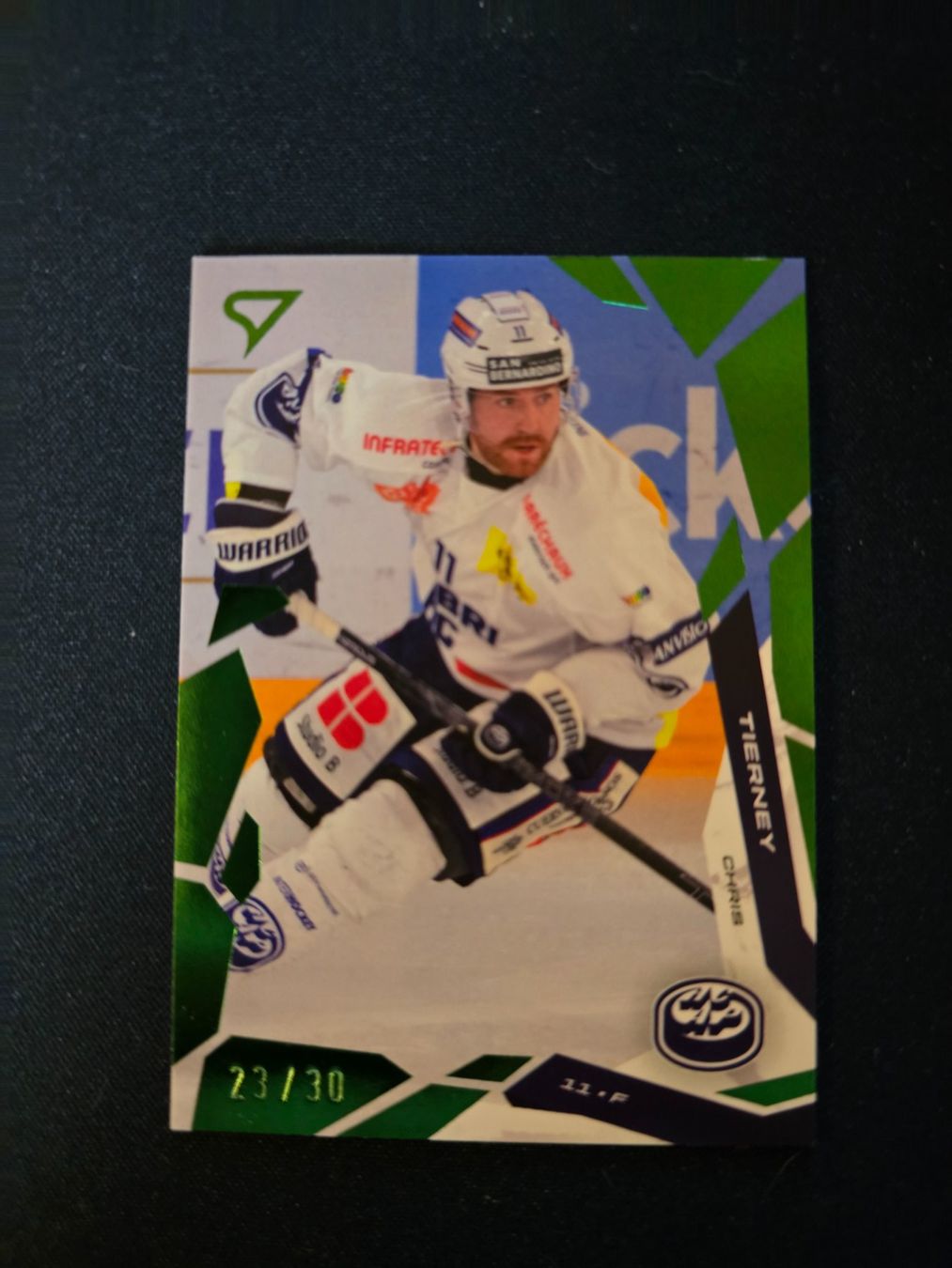 Sportzoo Carte collezionabili: Tierney // Base // Green 23/30 // HC Ambri Piotta – Usato da Beringen venduto da Candrox__