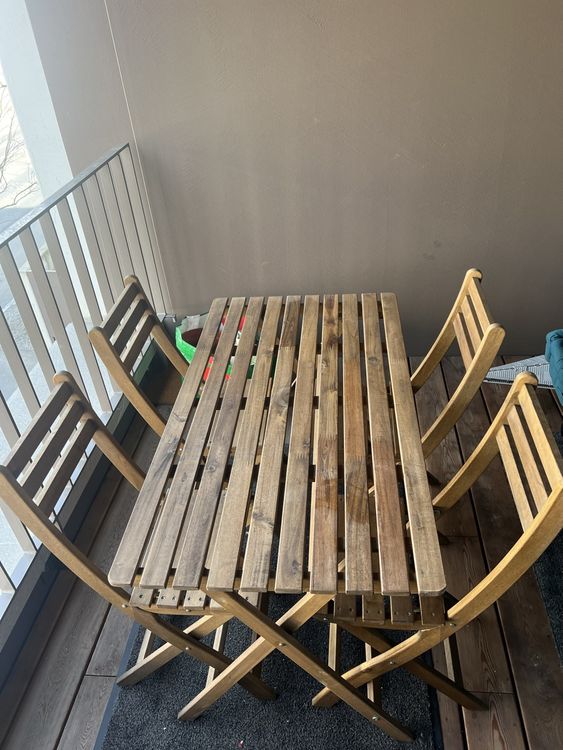 Balkon Tisch mit Stühlen Kaufen auf Ricardo