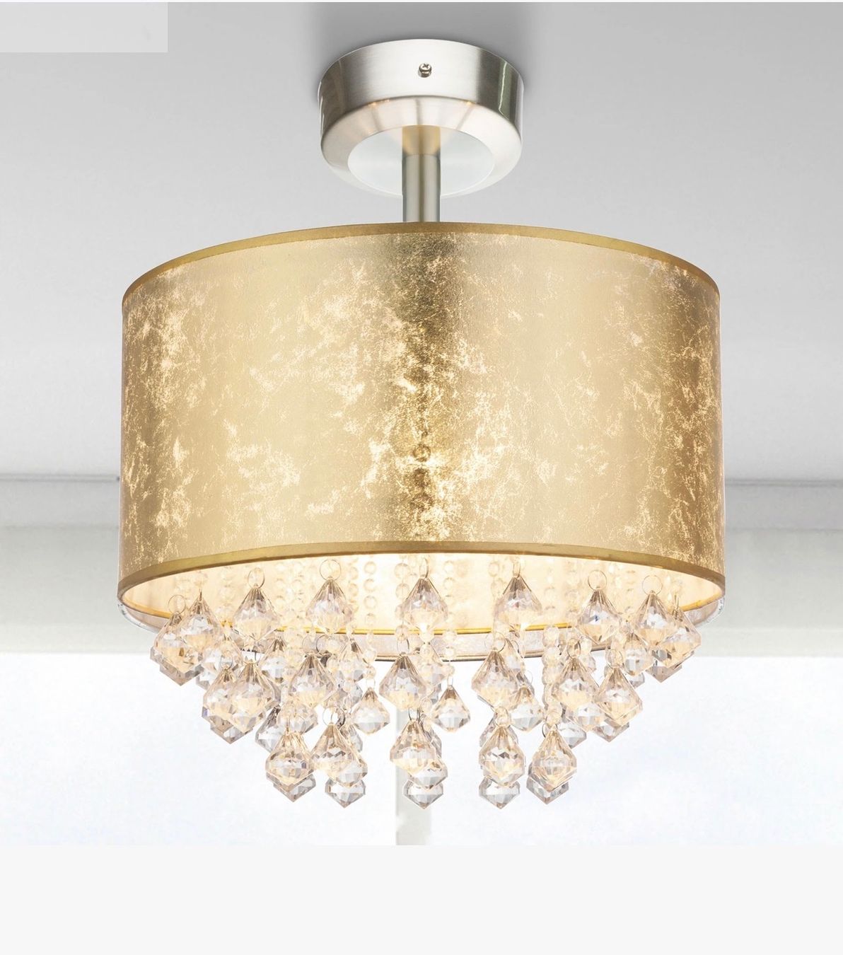 Lampadari & plafoniere: Deckenlampe gold & Acrylsteine – Usato da Baden venduto da giu_7995