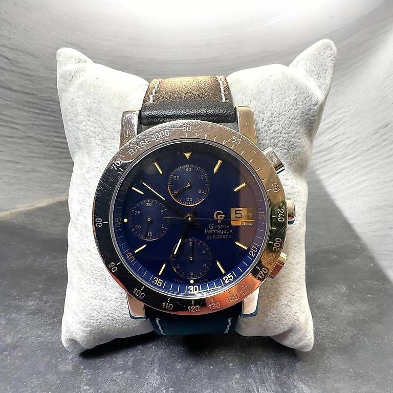 Uhren: Girard Perregaux Uhr Chronograph Automatik Ref 7000 – Gebraucht aus Basel von mkz_859r