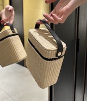 Chanel 2026 Summer Wicker Beauty Box B12H14D6.4cm