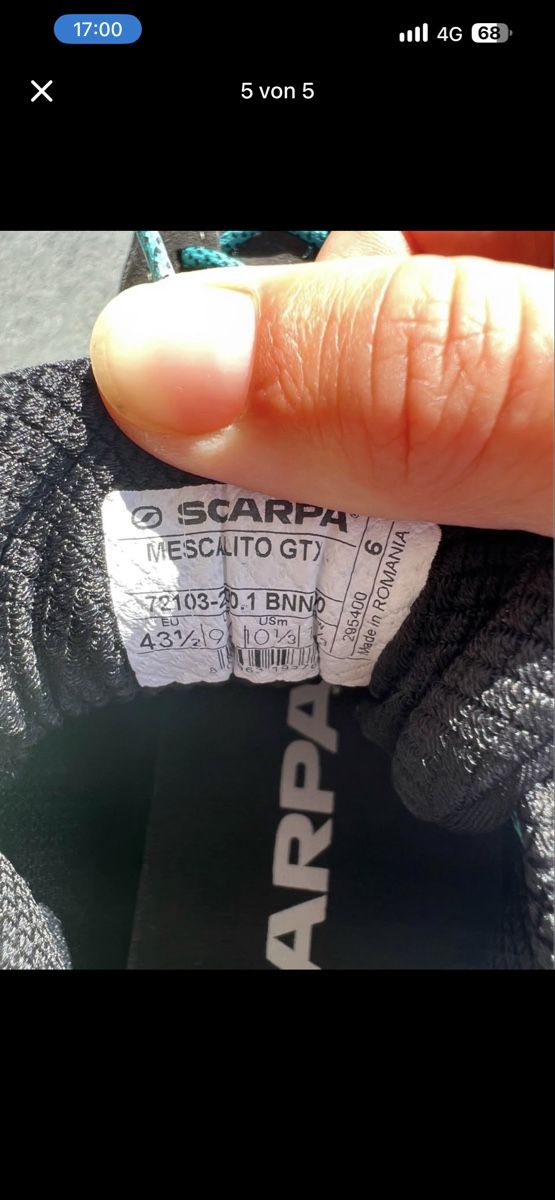 Scarpa Herrenschuhe: Scarpa Mescalito GTX – Neu und originalverpackt aus Walenstadt von lua_69nw 4