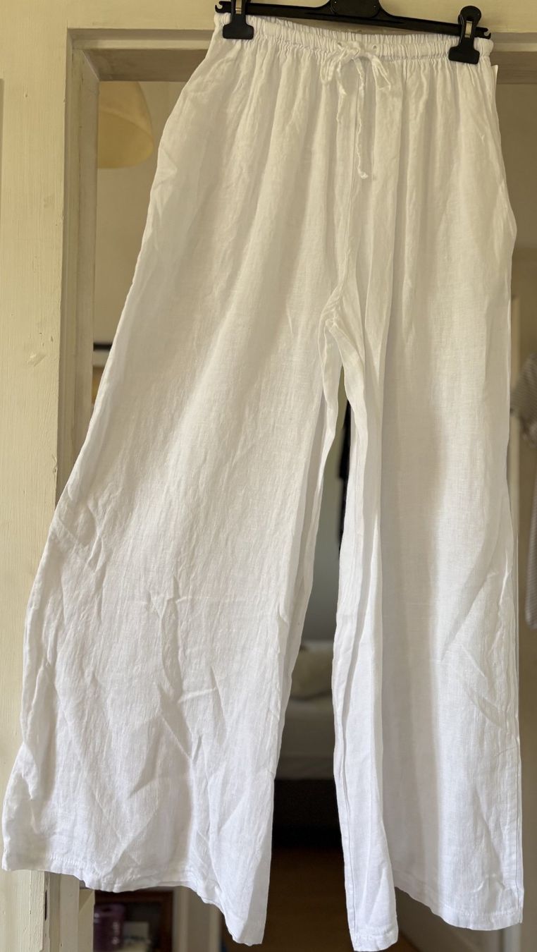 Pantaloni: PANTALONS EN LIN! M – Nuovo e nell'imballaggio originale da Locarno venduto da NicoNion 1